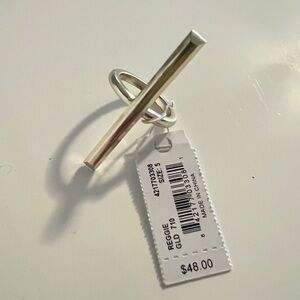 NWT Kendra Scott Gold Reggie Ring Size 5